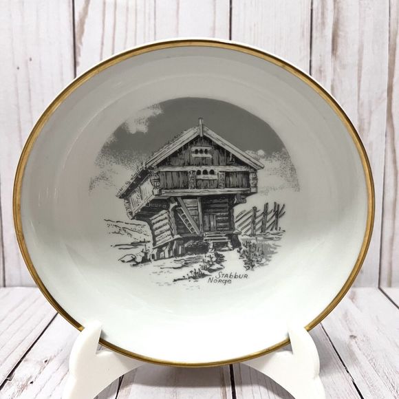 Porsgrund Dining 967 Vintage Porsgrund Norway Decorative Plate